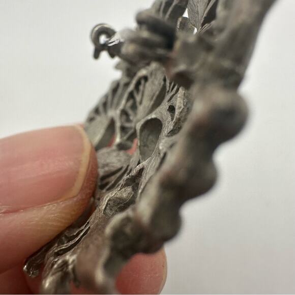 VINTAGE Brooch, Vintage Christmas Brooch, Christmas Brooch, Holly and Berry 7717 - Picture 8 of 10